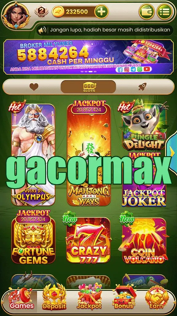 gacormax Tangkapan Layar - APK Resmi